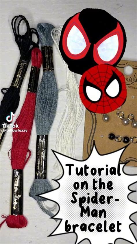 Spiderman Bracelet Tutorial Video Diy Gifts Spiderman Gifts