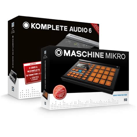 Native Instruments Maschine Mikro Kompletes Audio Set Gear Music