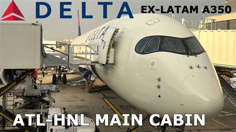 Trip Report Delta Air Lines Ex Latam Airbus A350 900 Xwb Atlanta Atl Honolulu Hnl Main