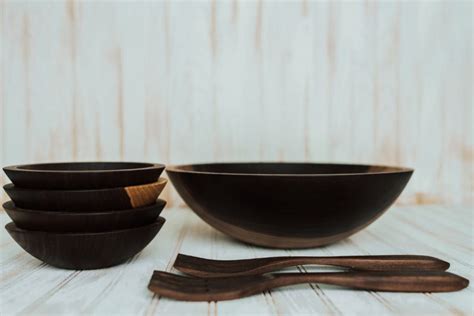 Solid Walnut Bowls Holland Bowl Mill Famous Wooden Bowls