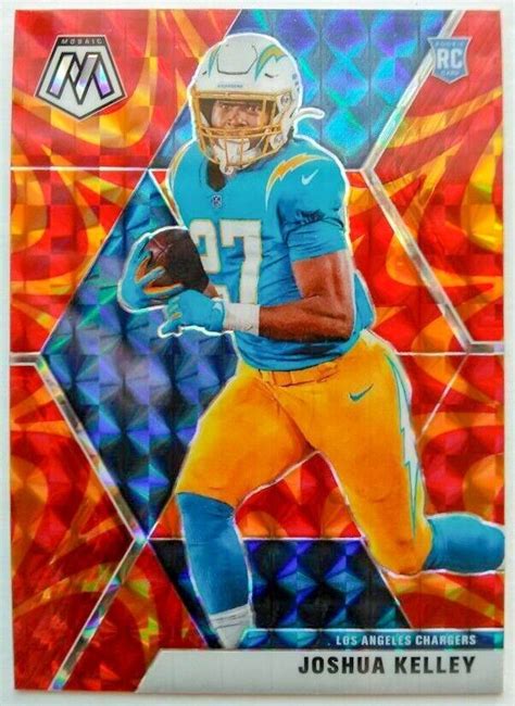 JOSHUA KELLEY 2020 Panini Mosaic RC Rookie ORANGE Reactive Prizm 234