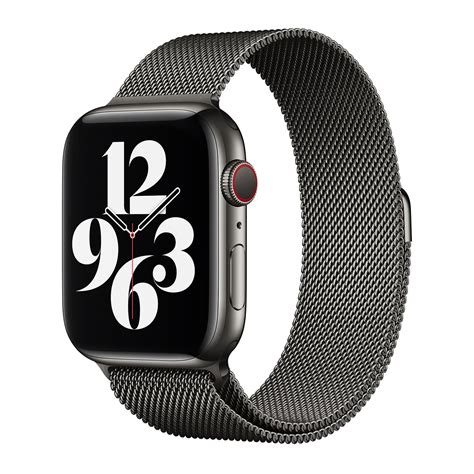 Apple Milanese Loop Band Apple Watch 42mm 44mm 45mm 49mm Graphite