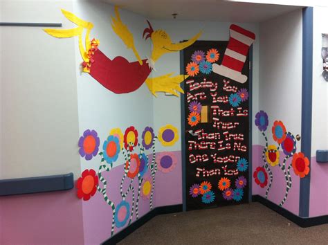 Dr Seuss Classroom Door Decoration We Elaborated On An Idea We Found