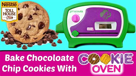 How To Bake Chocolate Chip Cookies With Girl Scouts Cookie Oven Youtube