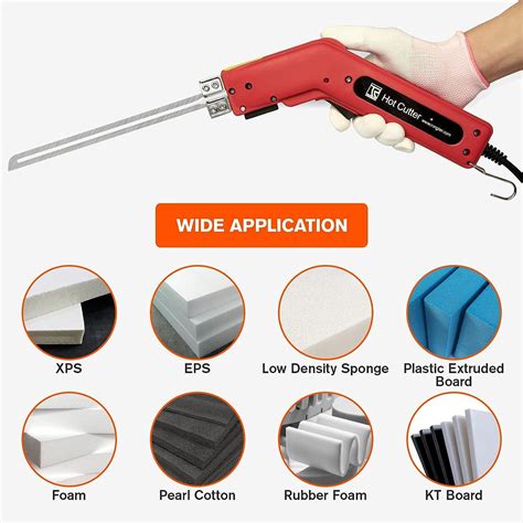 RONGTER Foam Cutter Pro Electric Hot Knife W Styrofoam Cutting Tool With Blades For