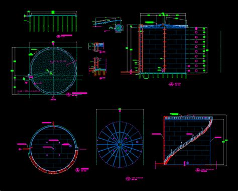 Oil Storage Tank M Dwg Block For Autocad Designs Cad