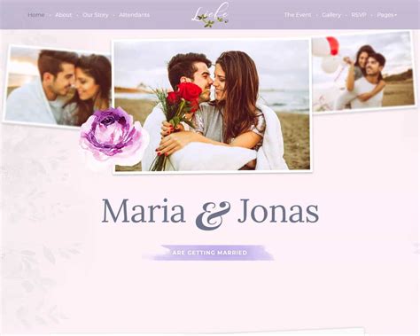 18 Best Wedding Website Templates 2024 - TemplateMag