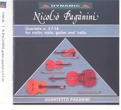 Paganini The Complete Quartets For Strings And Guitar DISK5