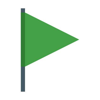 Green Flag Line Rectangle Triangle Triangle 220843 Free Icon Library