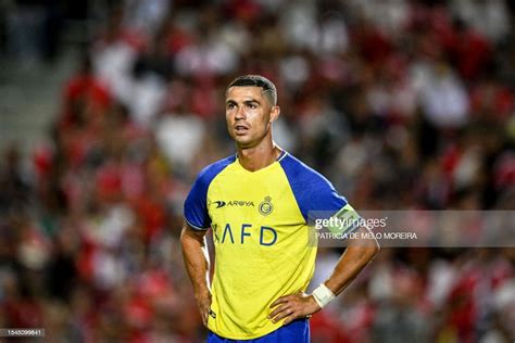 Al Nassr S Portuguese Forward Cristiano Ronaldo Looks On During The News Photo Getty Images