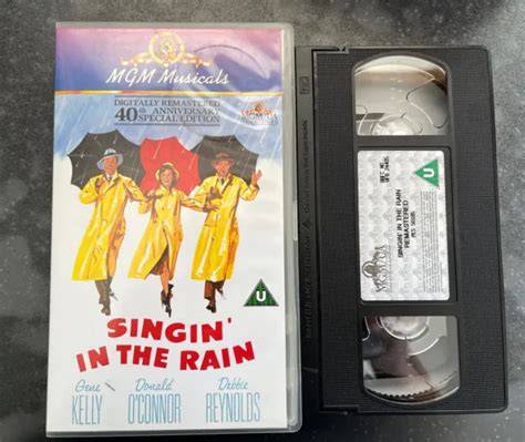 Singin In The Rain Musical Gene Kelly Vhs Pal Remastered Th