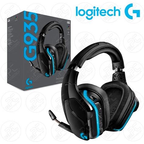 Audifono Logitech G935 Wireless Con Microfono Black Blue 71 981 000742