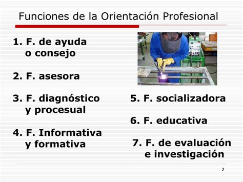 Ppt Funciones Y Principios De La Orientación Profesional Powerpoint Presentation Id6916199