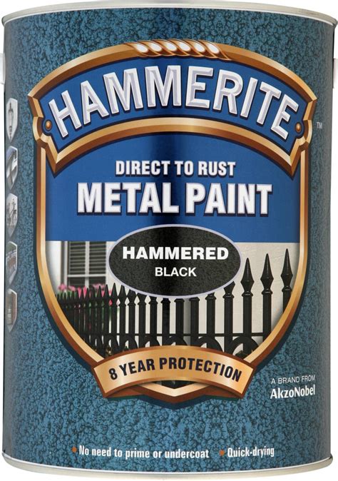 Hammerite Metal Paint Hammered 5L - Black