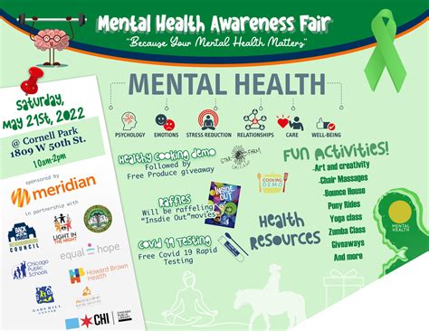 Mental Health Awareness Fair Flyer Bync