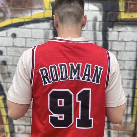 1966 Chicago Bulls Dennis Rodman NBA 1998 Finals... - Depop