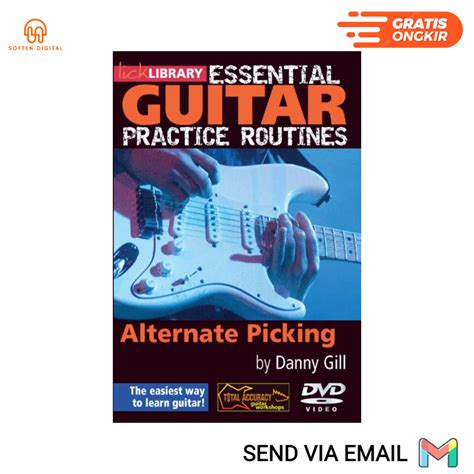 Jual Lick Library Essential Guitar Practice Routines Alternate Picking Danny Gill Video