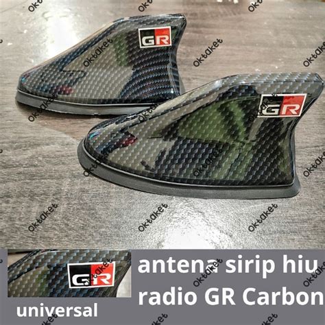 Jual Antena Sirip Hiu Hybrid Radio Gr Sport Carbon Mobil Universal