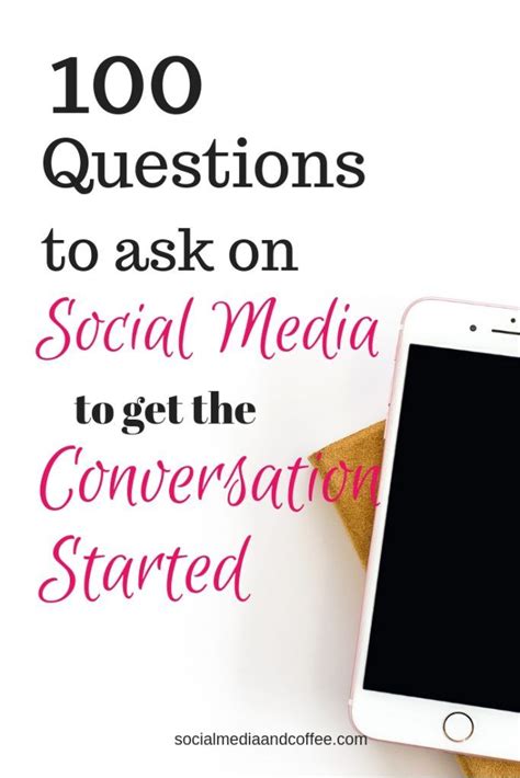 100 Questions To Ask On Social Media Social Media Marketing Facebook Marketing Strategy