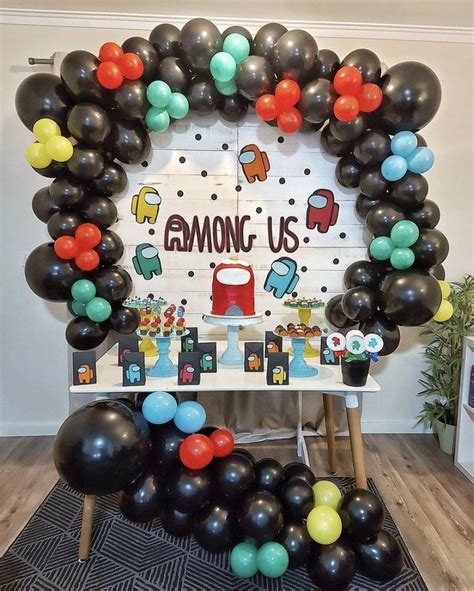 Among Us Theme Party / Baby Shark Theme Party Setup, Hobbies & Toys, Stationery & Craft ...