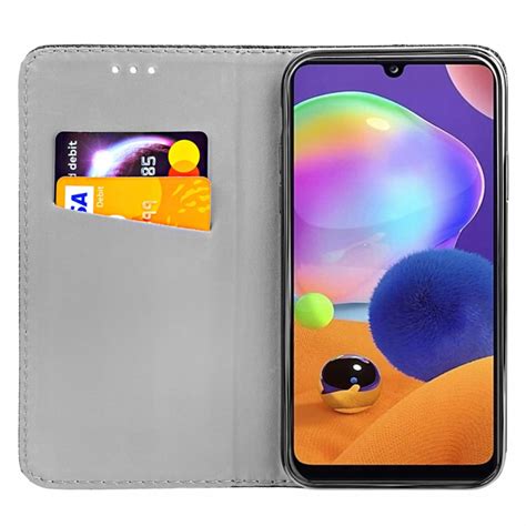 Etui Z Klapką Do Samsung Galaxy A32 4G Czarne Zamykane Magnetyczne