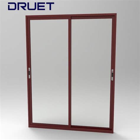 Hot Sale Aluminum Thermal Break Double Glazed Glass Sliding Window