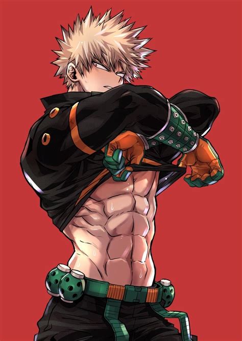 Save And Follow Bakugou Katsuki • My Hero Academia • Boku No Hero Academia ตัวการ์ตูนชาย