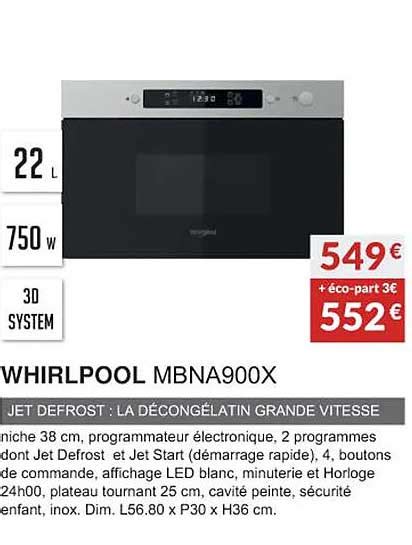 Promo Whirlpool Mbna X Chez Copra Icatalogue Fr