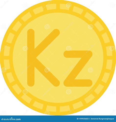 Angolan Kwanza Coin Icon, Currency of Angola Stock Vector ...