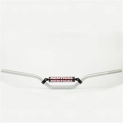 Guidon Avec Barre Renthal Classic Mm Argent Trial Bas Emp