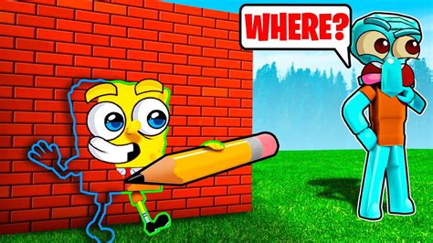 HIDE SEEK DRAWING CHALLENGE In ROBLOX DOODLE TRANSFORM EXTREME