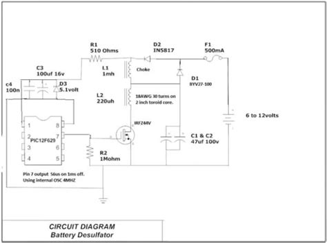 Lead Acid Battery Desulfator Circuit Diagram - Circuit Diagram