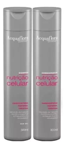 Acquaflora Kit Nutri O Celular Shampoo Condicionador Frete Gr Tis