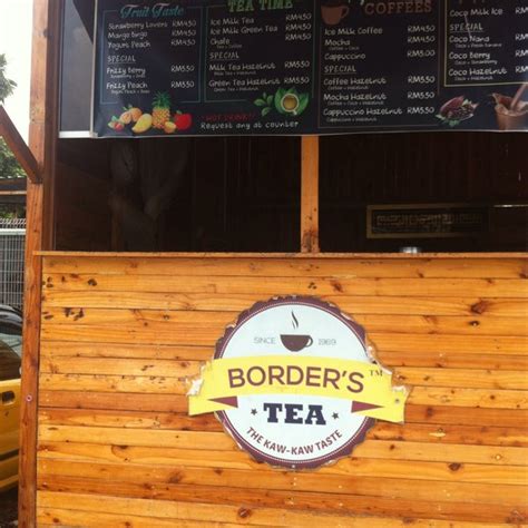 Borders Tea Menu Border S Tea Hq Sungai Petani Dah Try Belum Air