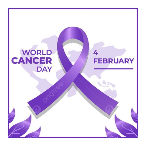 World Cancer Day Vector Design Images Unique Design World Cancer Day With Frame Day Support