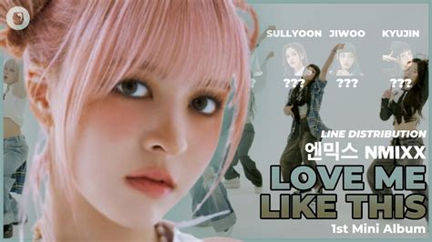 NMIXX 엔믹스 LOVE ME LIKE THIS Line Distribution YouTube