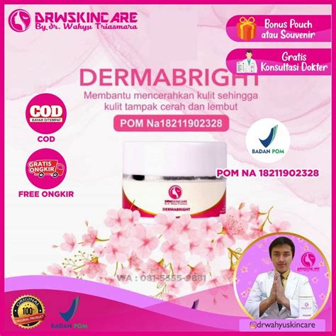 Jual Dermabright Cream Bekas Luka DrwSkincare By Dr Wahyu Triasmara