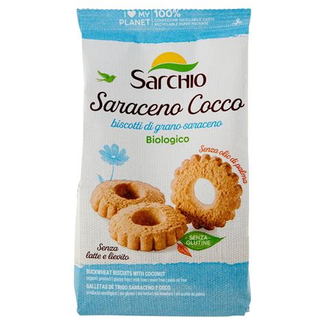 Sarchio Biscotti Di Grano Saraceno Con Cocco Gr Senza Glutine Senza