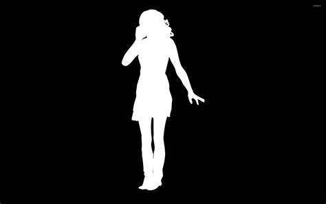 Woman Silhouette Wallpaper - WallpaperSafari