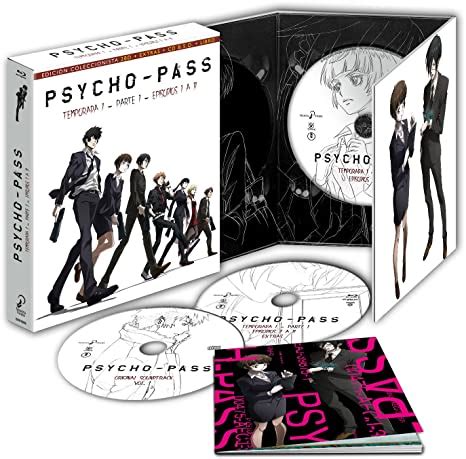 Psycho Pass Temporada 1 Parte 1 Blu Ray Edición Coleccionista Blu