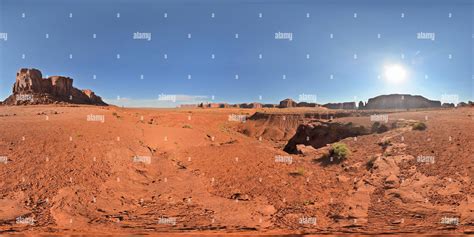 360° View Of Monument Valley River Bed Alamy