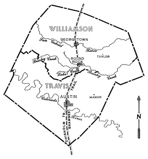 Old Chisholm Trail Map