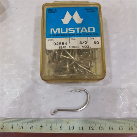 Mustad Octopus Beak Forged Hook Made In Norway Pc Shopee Malaysia