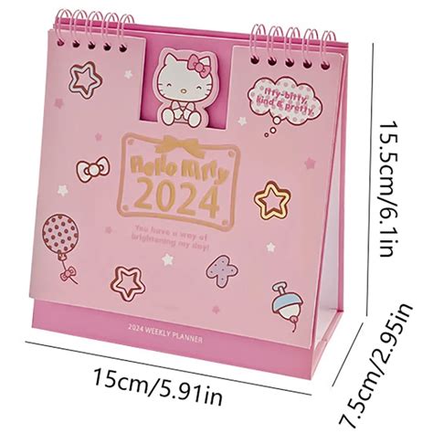 Sanrio Calendario De Escritorio Suministros Escolares De Oficina