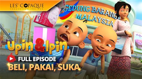 Upin Ipin Beli Pakai Suka Full Episode YouTube