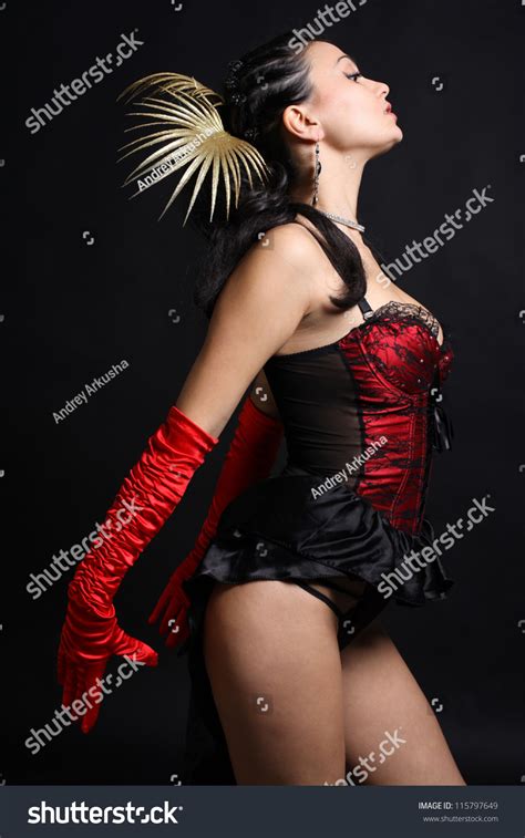 Sexy Moulin Rouge Girl Wearing Hot Stock Photo Shutterstock