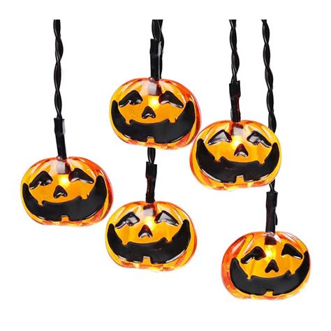 Iluminaci N De Halloween Way To Celebrate Luces Calabaza Led Naranja