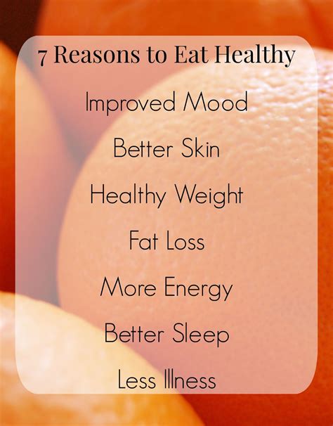 7 Reasons to Eat Healthy - The Pistachio Project