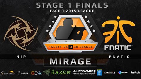 Nip Vs Fnatic Map Mirage Faceit League Stage Finals