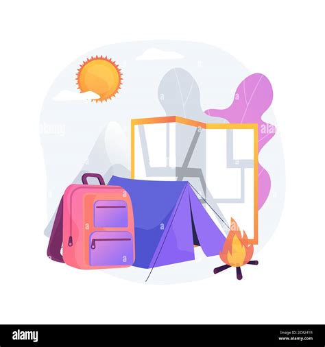 Summer Camp Abstract Concept Vector Illustration Stock Vector Image